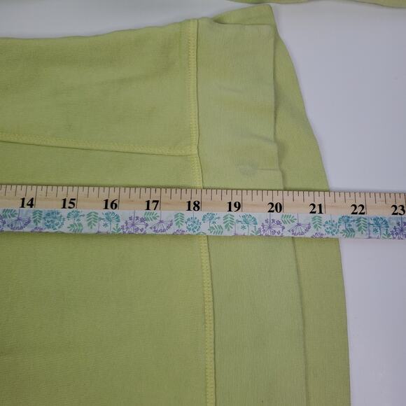 Sweaty Betty Sweatshirt After Class London Longline Zest Green Size 10 Workout - Picture 11 of 11